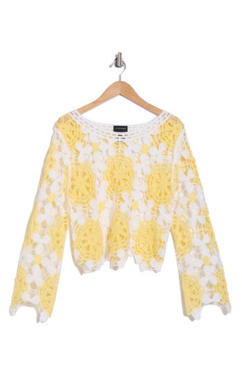 FORGOTTEN GRACE FORGOTTEN GRACE CROCHET LACE TOP 