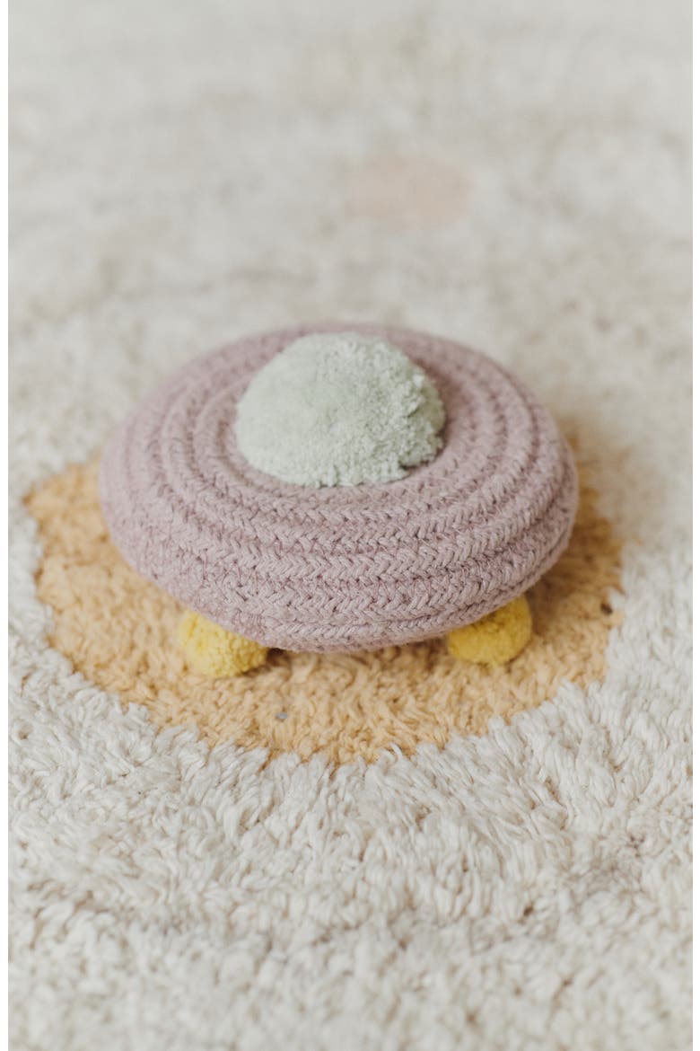 Solar System Cotton Blend Washable Rug, Alternate, color, NATURAL