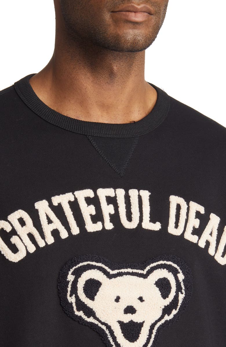 Schott NYC Grateful Dead High Embellished Sweatshirt, Alternate, color, 