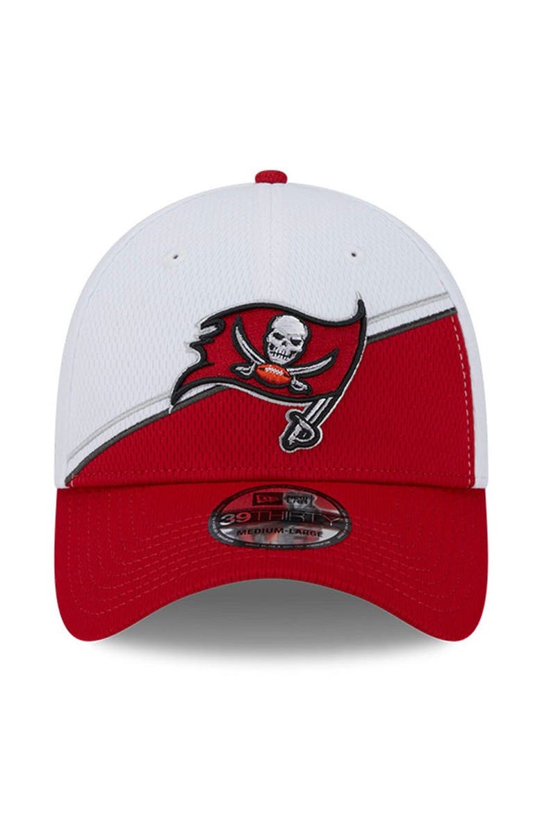 New Era Men's New Era White/Red Tampa Bay Buccaneers 2023 Sideline 39THIRTY Flex Hat, Alternate, color, White
