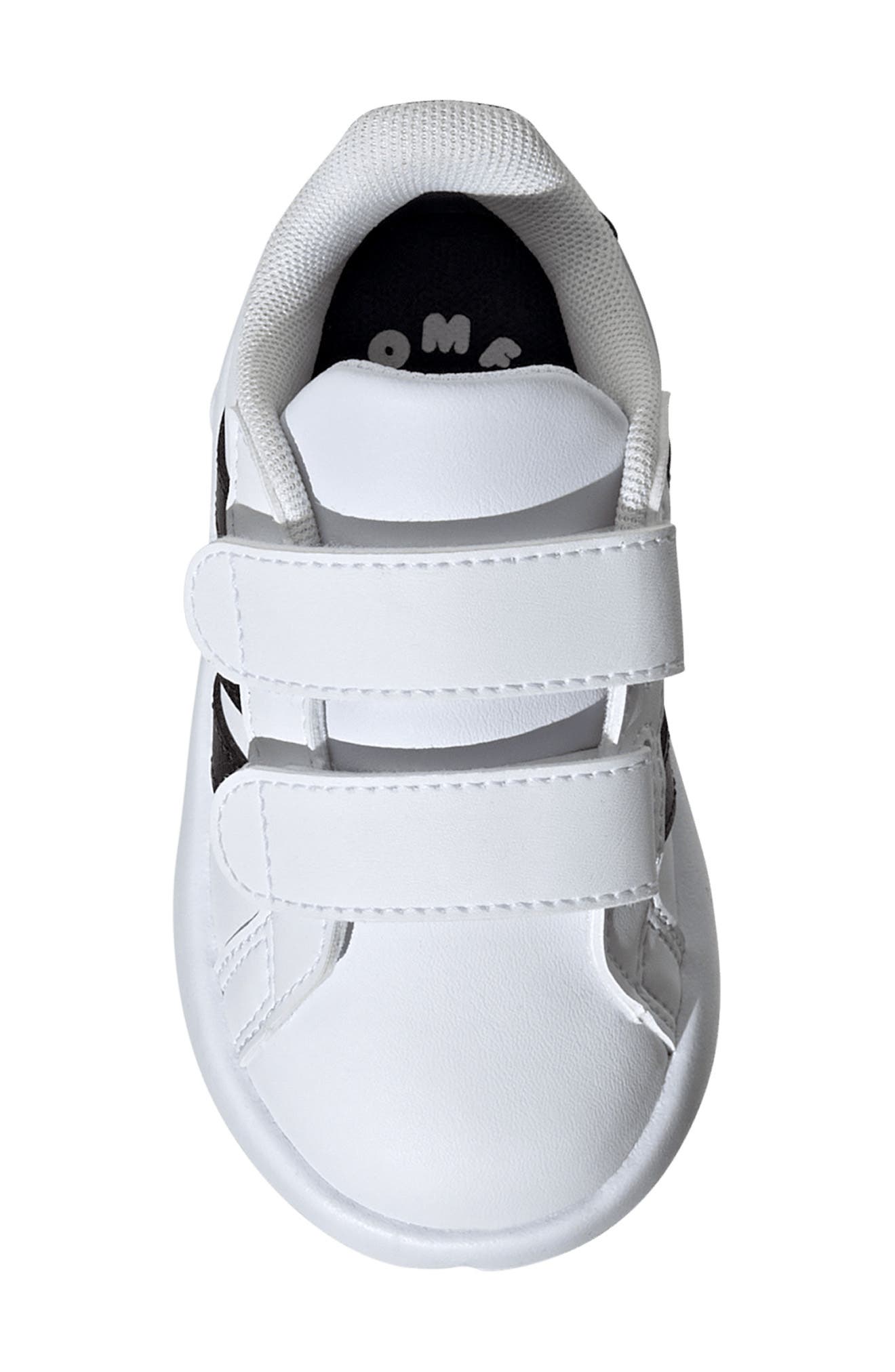 adidas Kids' Grand Court Tennis Shoe, Alternate, color, Ftwwht/Cbl