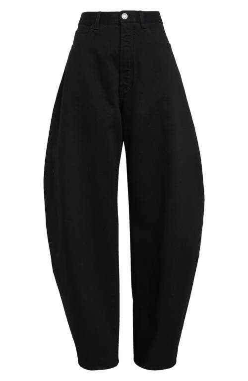 Alaïa Jeans Woman Color Black In Noir Alaia