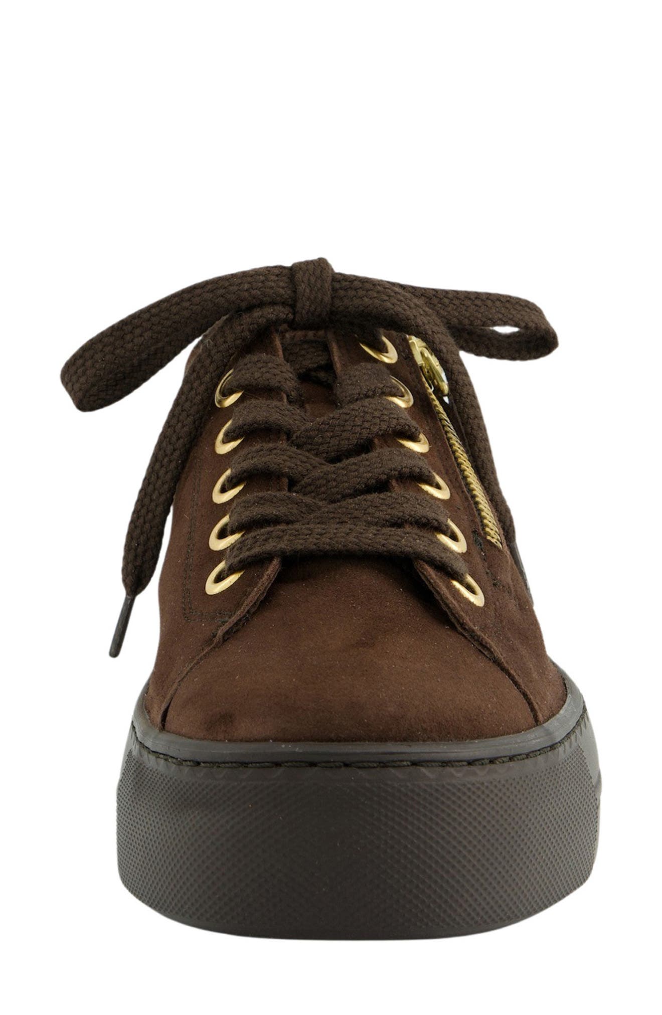 Fresno Leather Sneaker, Alternate, color, CHOCO SUEDE
