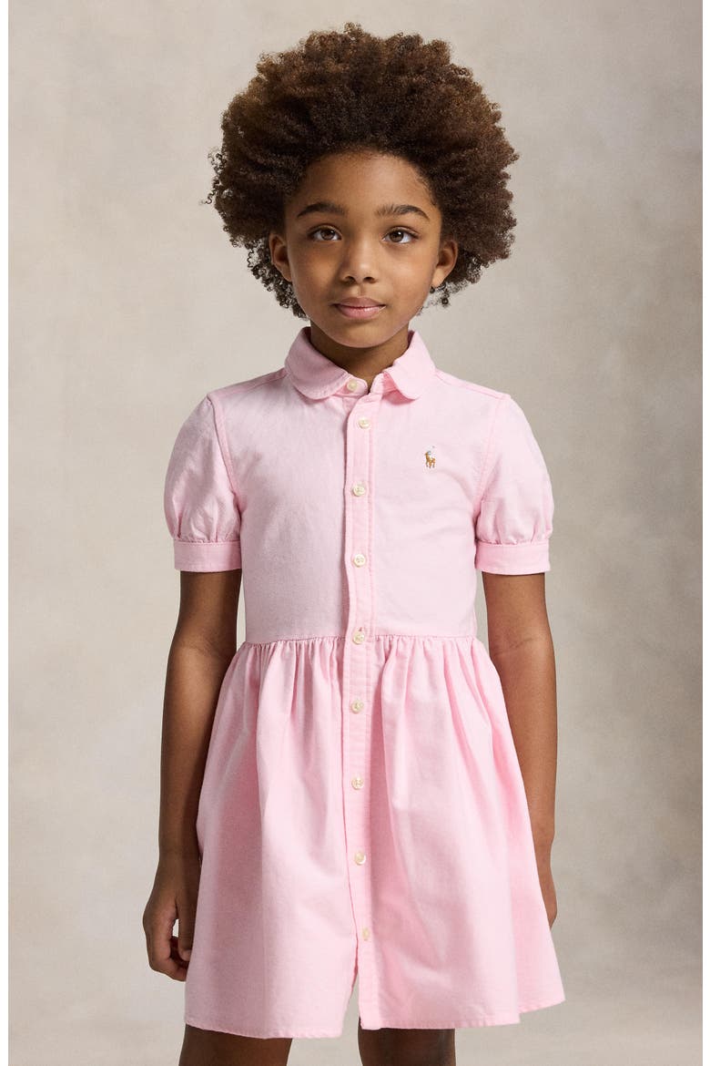 polo oxford shirt dress Kids' Cotton Oxford Shirtdress