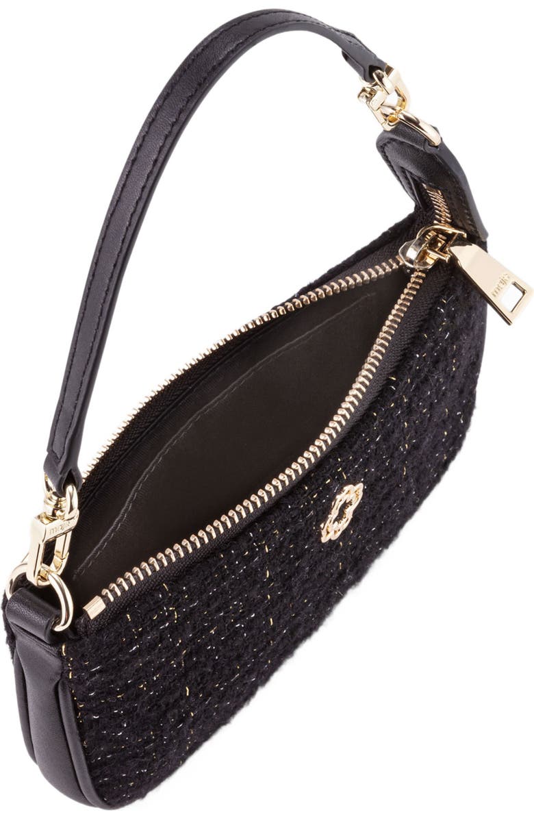 maje Small tweed pouch, Alternate, color,