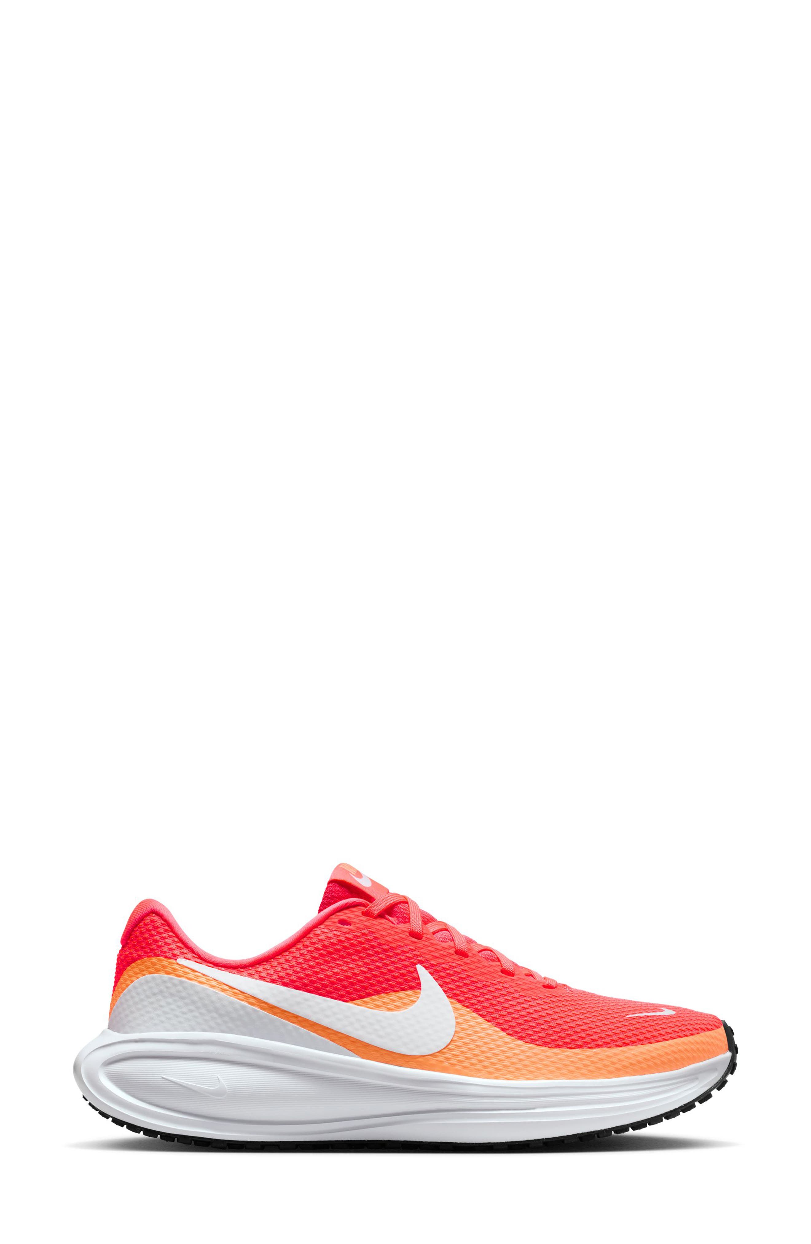 Revolution 8 Running Shoe, Alternate, color, HOT LAVA/ WHITE-ORANGE/ BLACK