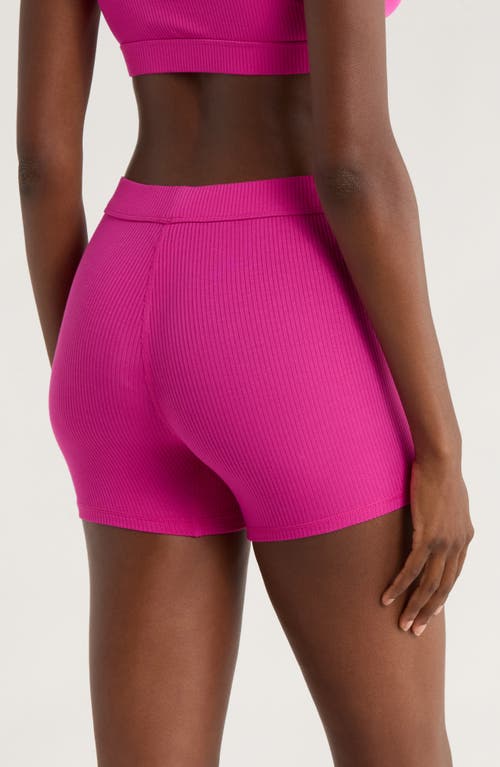Ugg(r) Alexiah Rib Lounge Boy Shorts In Red