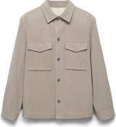 MANGO Regular Fit Lyocell & Cotton Jacket