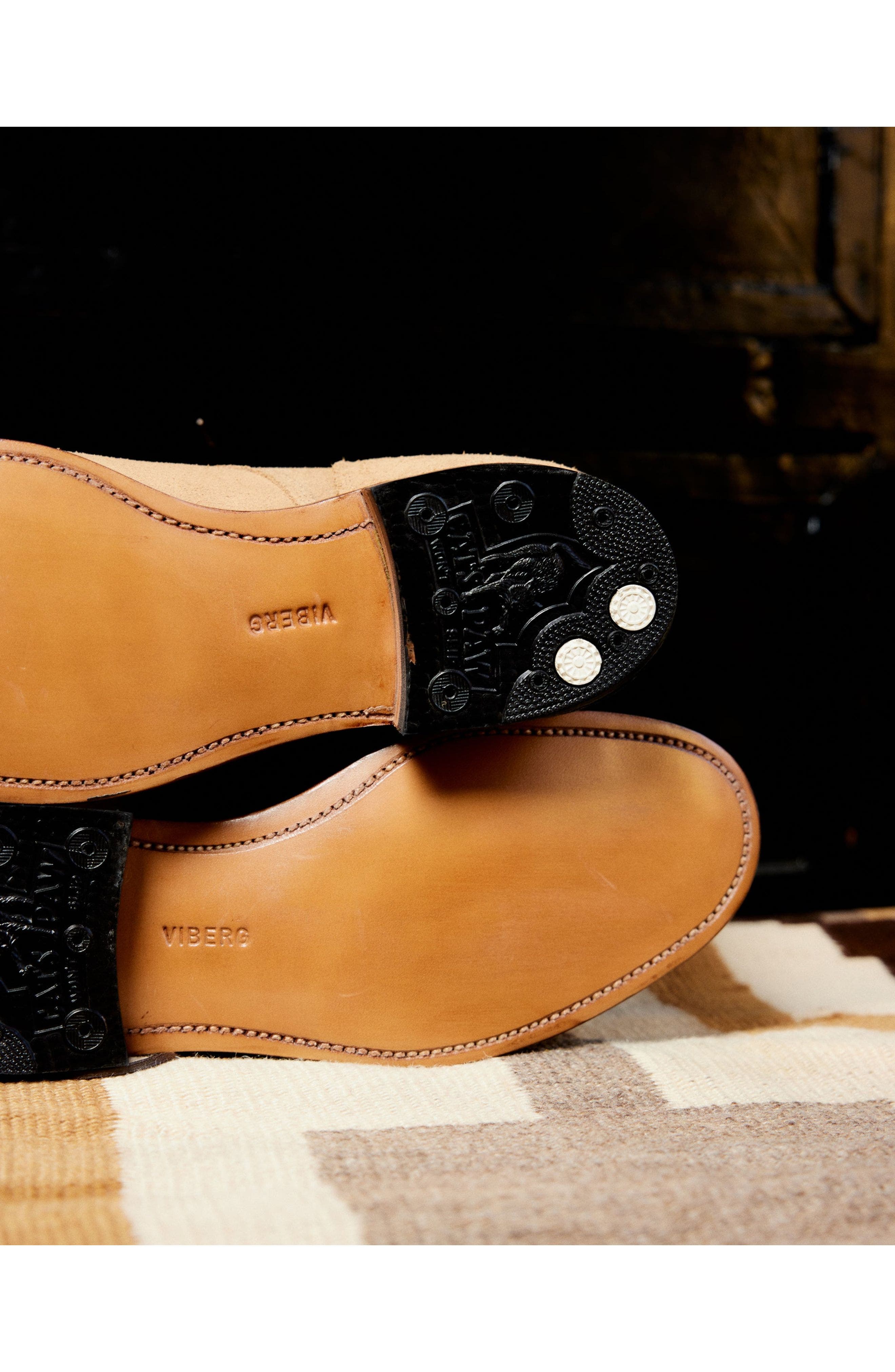 Fortela Viberg X Fortela Cordovan Leather Boots, Alternate, color, Natural