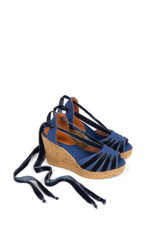 High Catalina Dali Espadrille Platform Wedge
