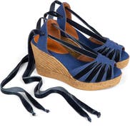 Penelope Chilvers High Catalina Dali Espadrille Platform Wedge