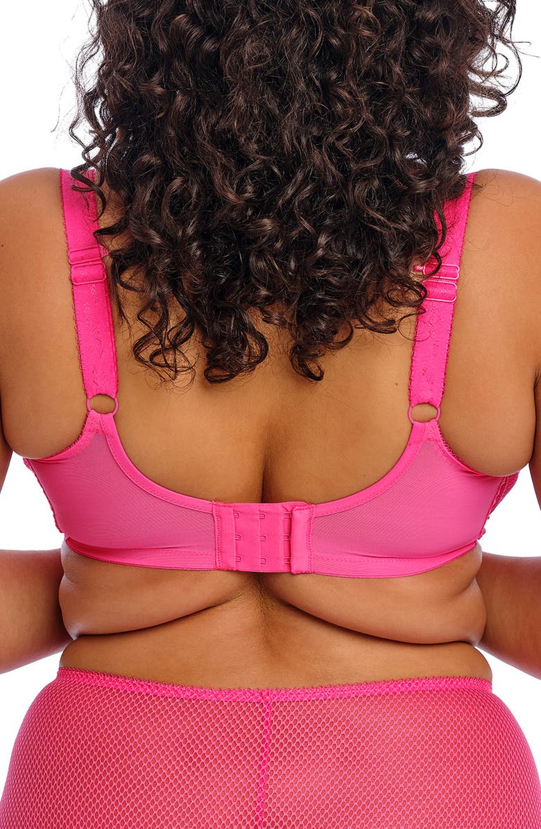 Elomi Charley Full Figure Underwire Convertible Plunge Bra, Alternate, color, Pink