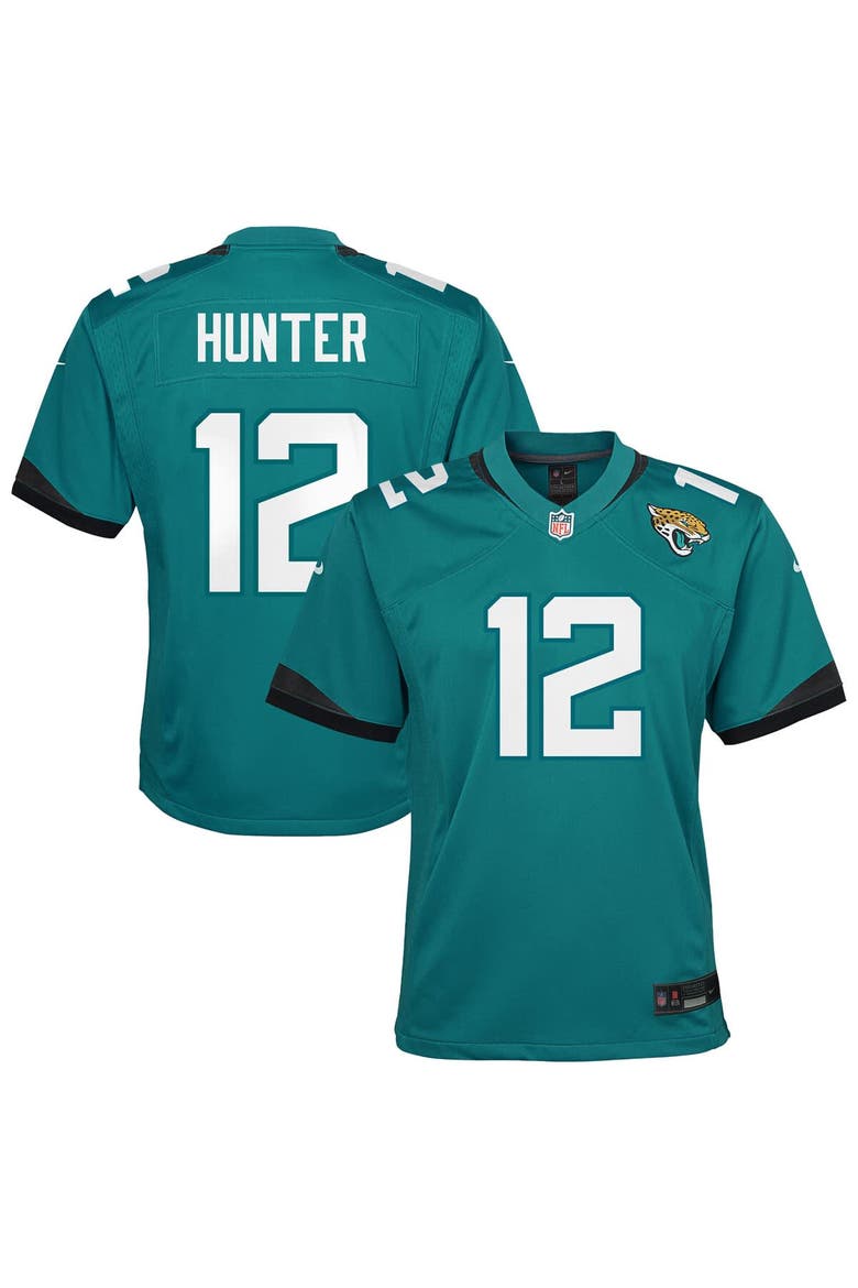 Youth Nike Travis Hunter Teal Jacksonville Jaguars Team Game Jersey, Alternate, color, Teal