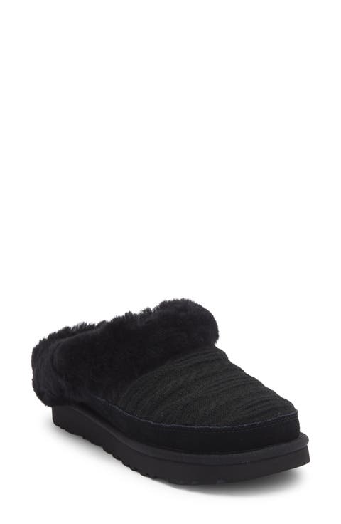 Cluggette Genuine Shearling Lined Indoor/Outdoor Slipper (Women)