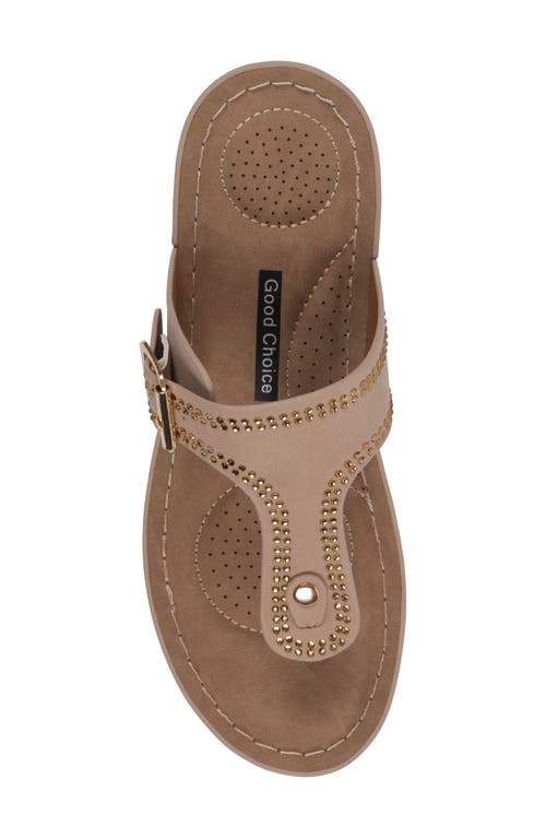 Gc Shoes Alani Wedge Sandal In Beige