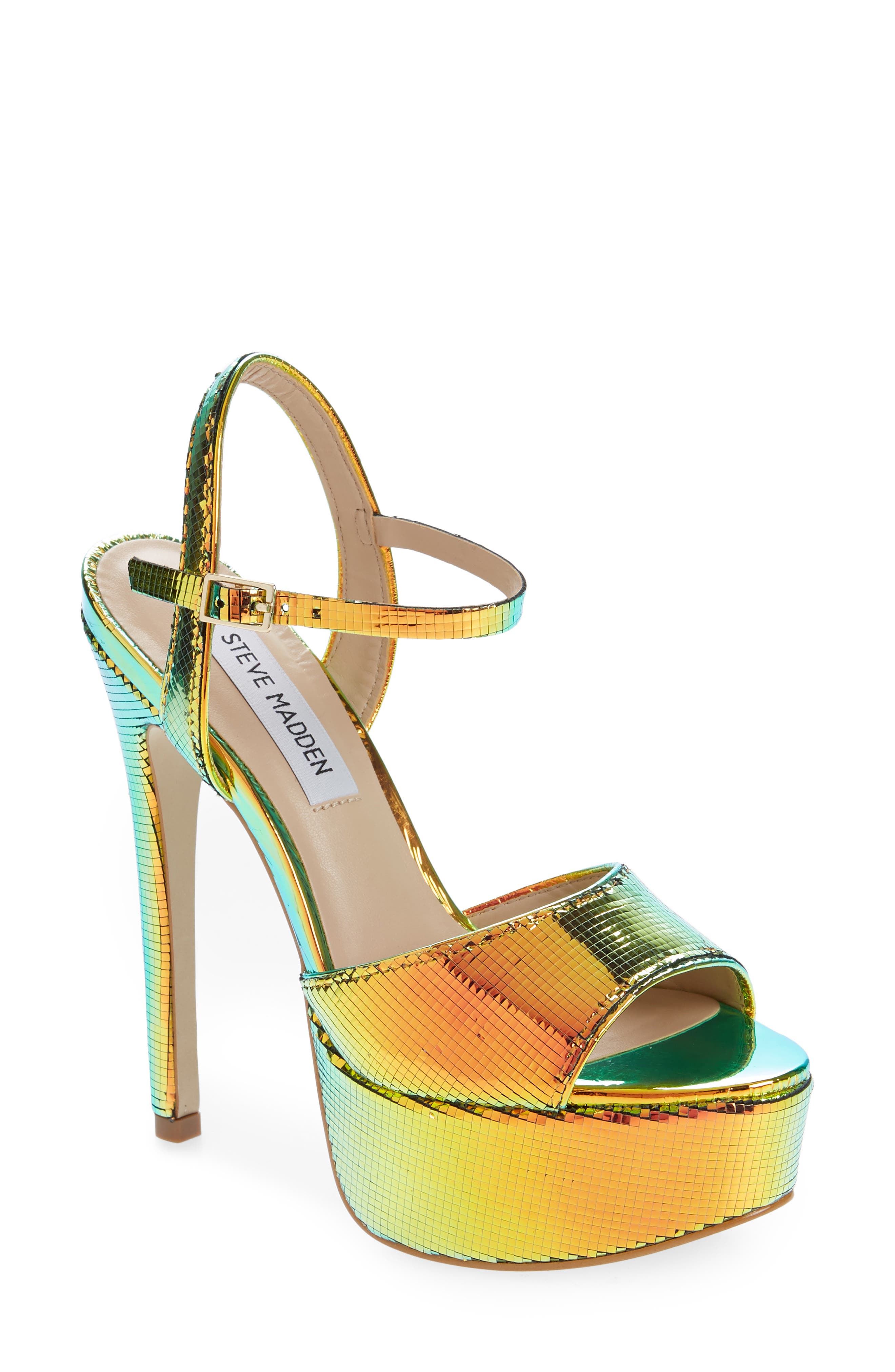Steve Madden Mermaid Platform Sandal, Main, color, 