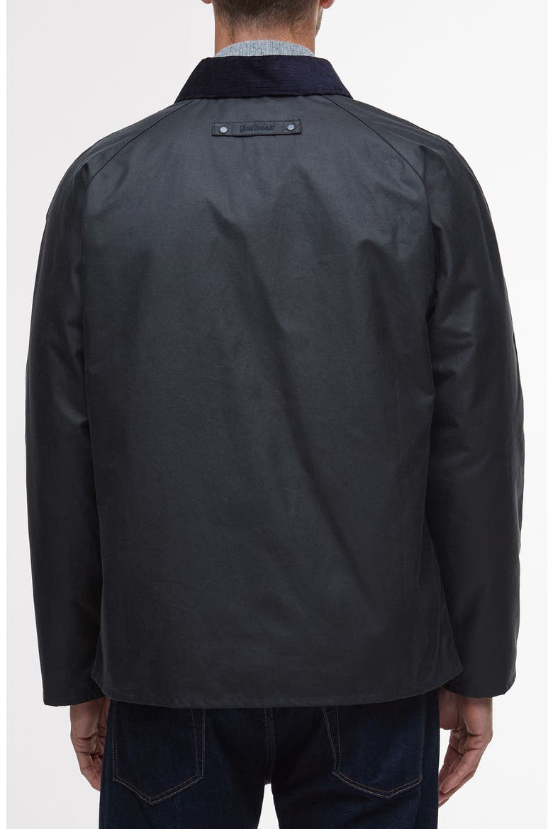 Lorden Waxed Mackintosh Jacket, Alternate, color, NAVY