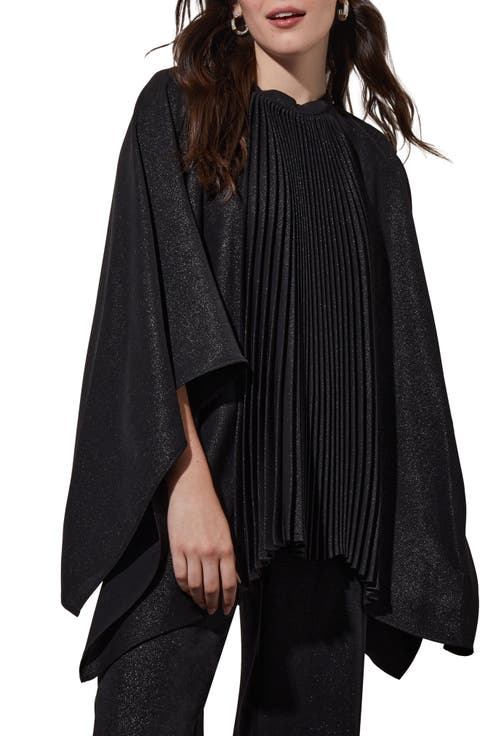 Shimmering Pleated Woven Top