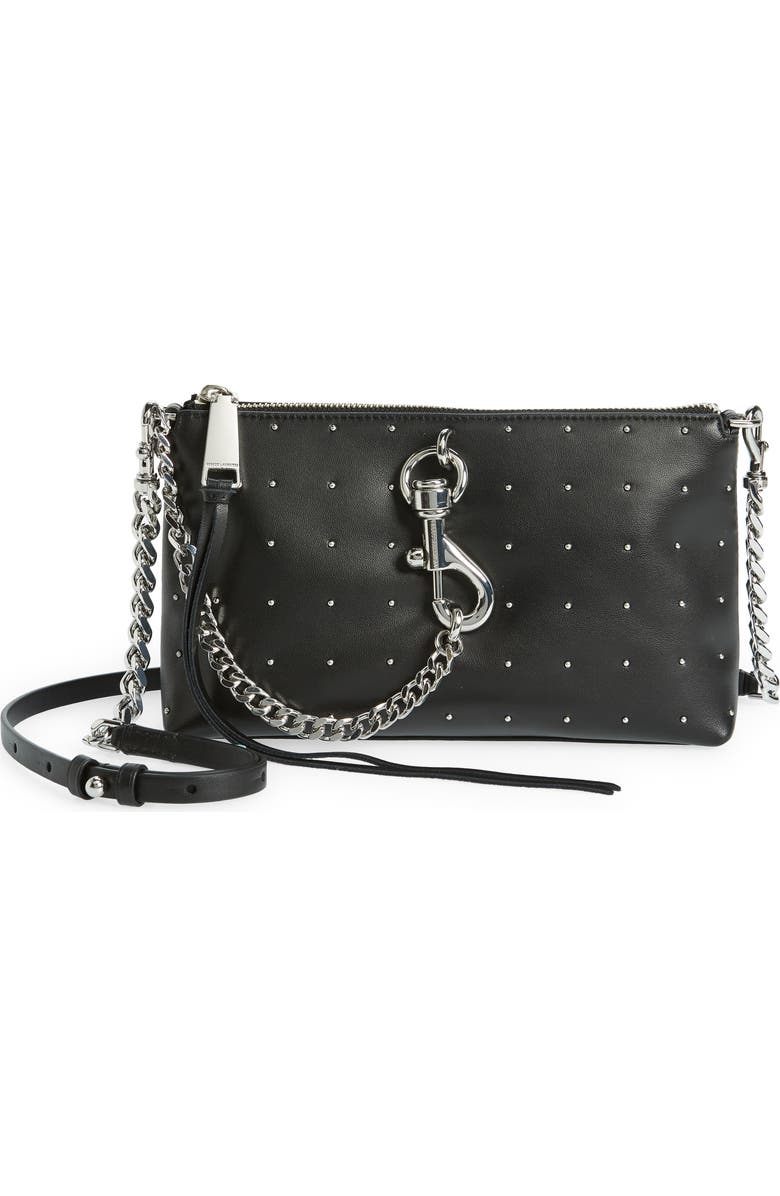 Rebecca Minkoff Megan Studded Crossbody Bag, Main, color,