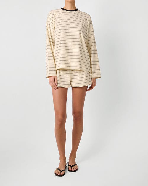 Weworewhat Long Sleeve Stripe Boxy Shirt