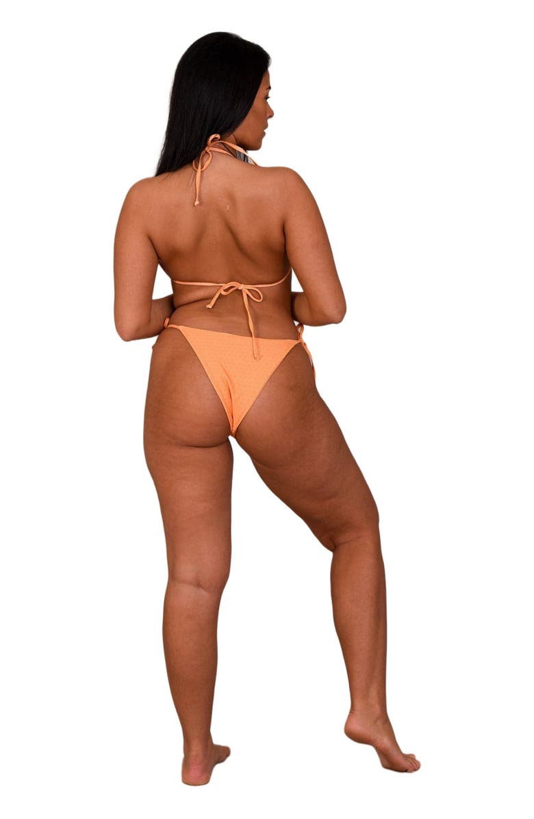 OOSC Tangerine Squeeze Triangle Bikini Top, Alternate, color, 