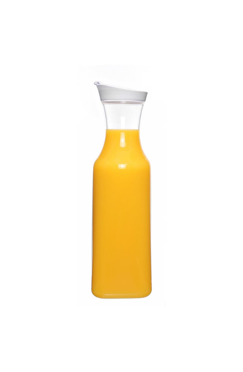 PRODYNE Square Acrylic Juice Jar, 56 Ounce, Alternate, color, Gray