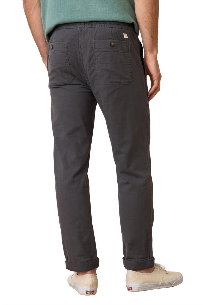 Saturday Stretch Cotton Beach Pants, Alternate, color, FADED BLACK