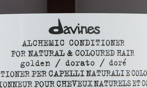 Davines Alchemic Conditioner For Golden Tones In No Color