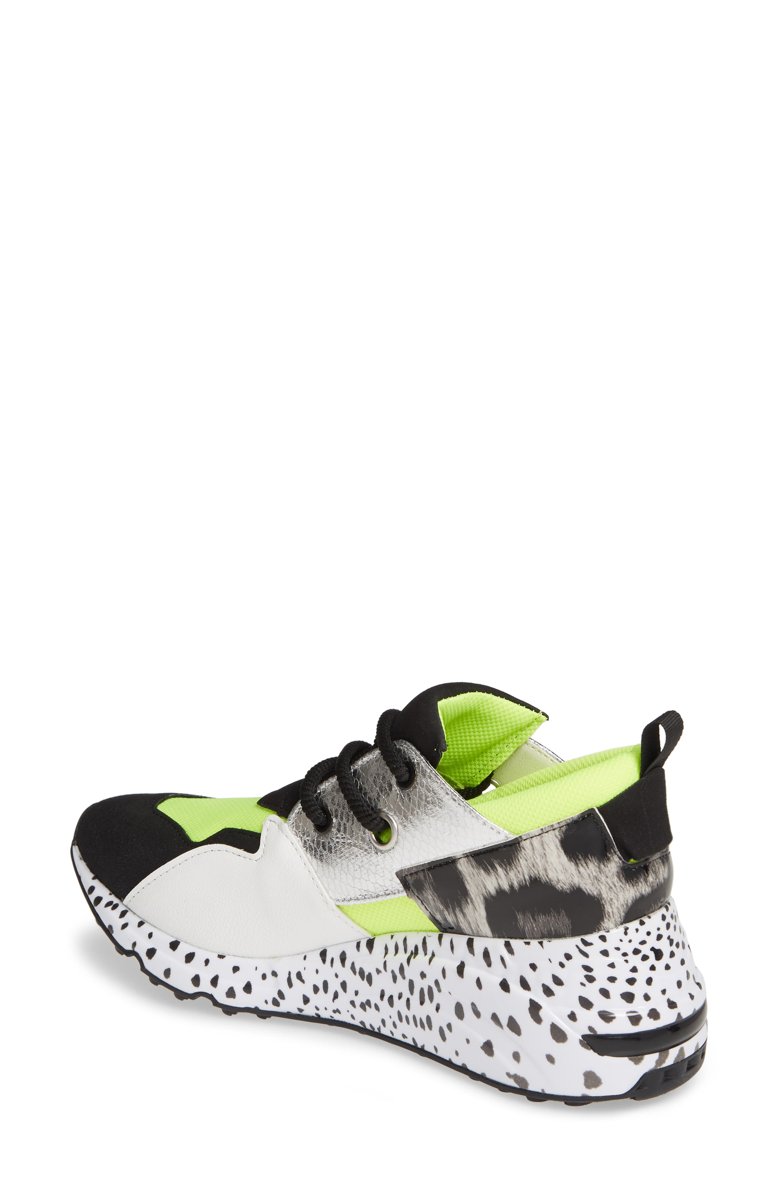 Cliff Sneaker, Alternate, color, NEON GREEN