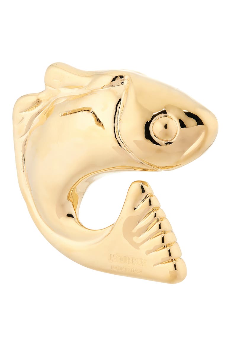 The Poisson Stud Earrings, Alternate, color, GOLD 280