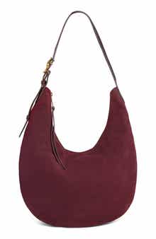 Large Unity Suede Hobo Bag