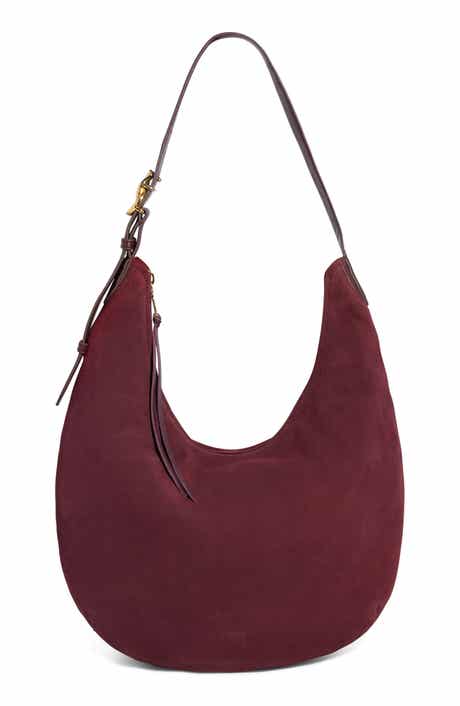 Large Unity Suede Hobo Bag