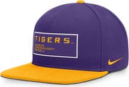 Nike Men's Nike Purple/Gold LSU Tigers 2025 On-Field Patch Pro Dri-FIT Snapback Hat