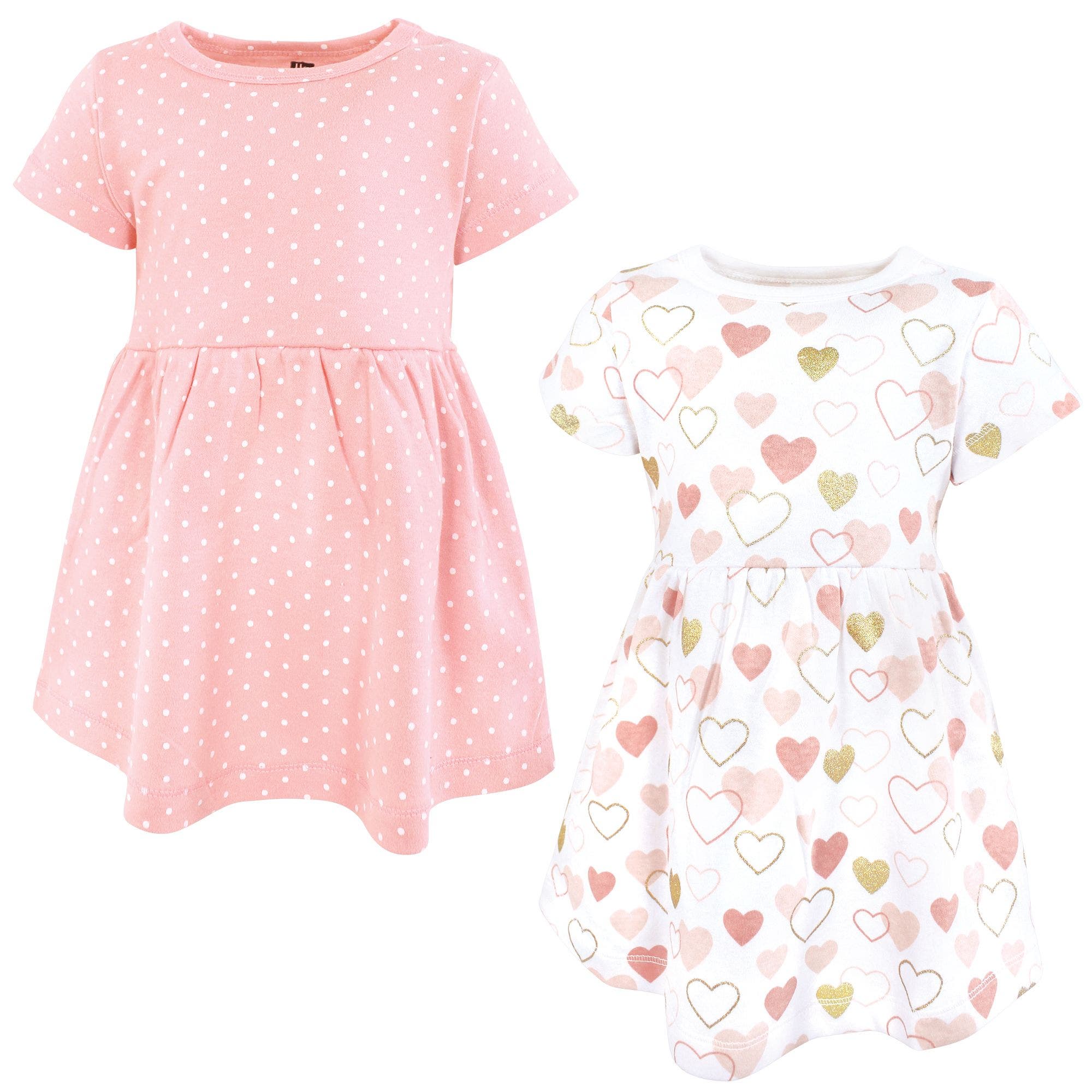 Gold Pink Hearts