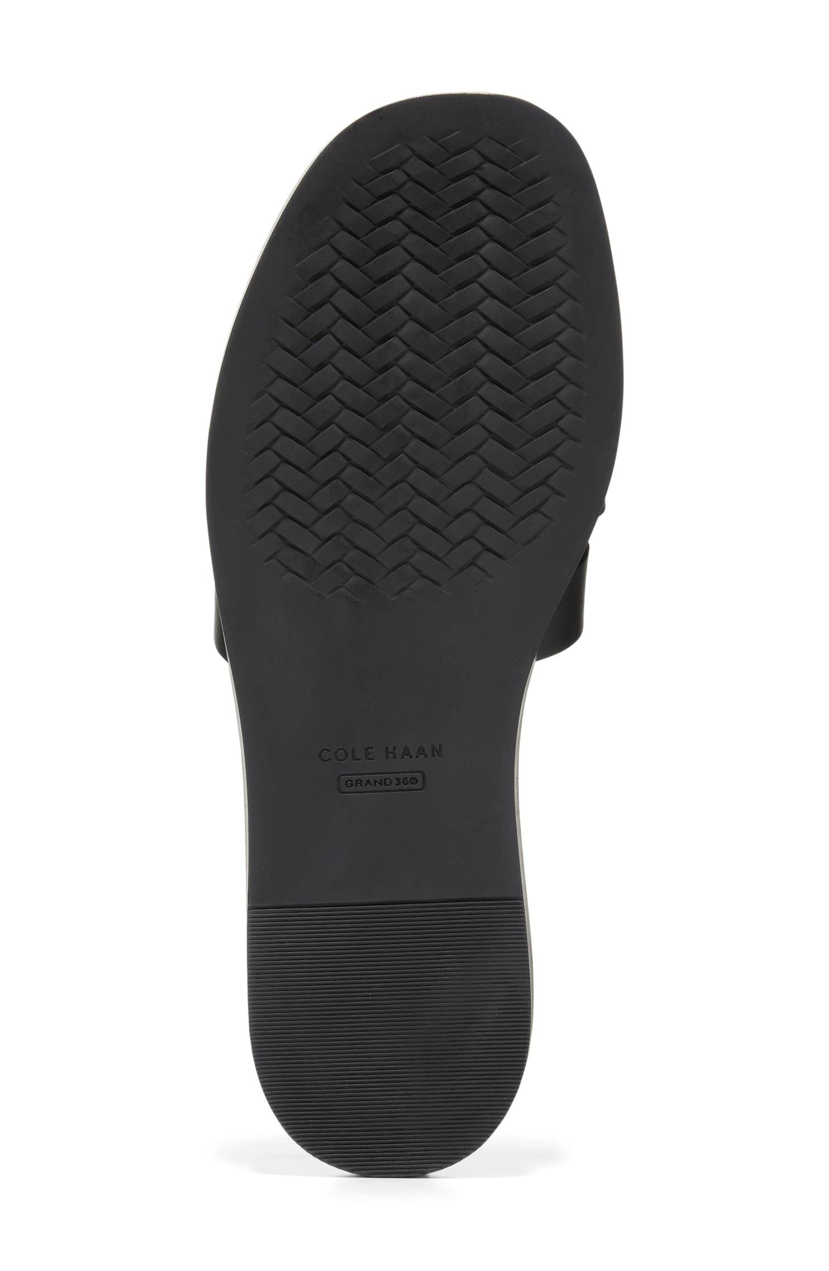 Cole Haan Ensley Go-To Slide Sandal, Alternate, color, Black Leather