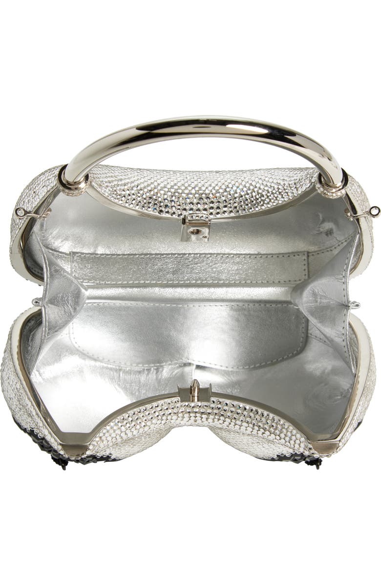 JUDITH LEIBER COUTURE Bust Pasties Crystal Embellished Top Handle Bag, Alternate, color,