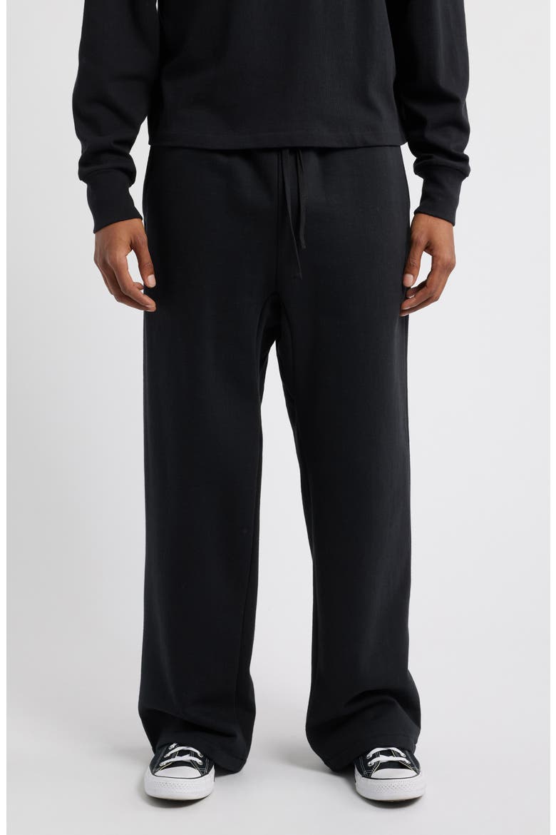 Heavyweight Fleece Sweatpants, Main, color, COAL