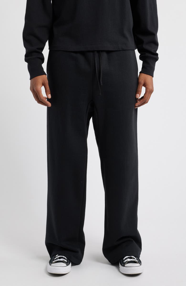 Elwood Heavyweight Fleece Sweatpants, Main, color, Coal