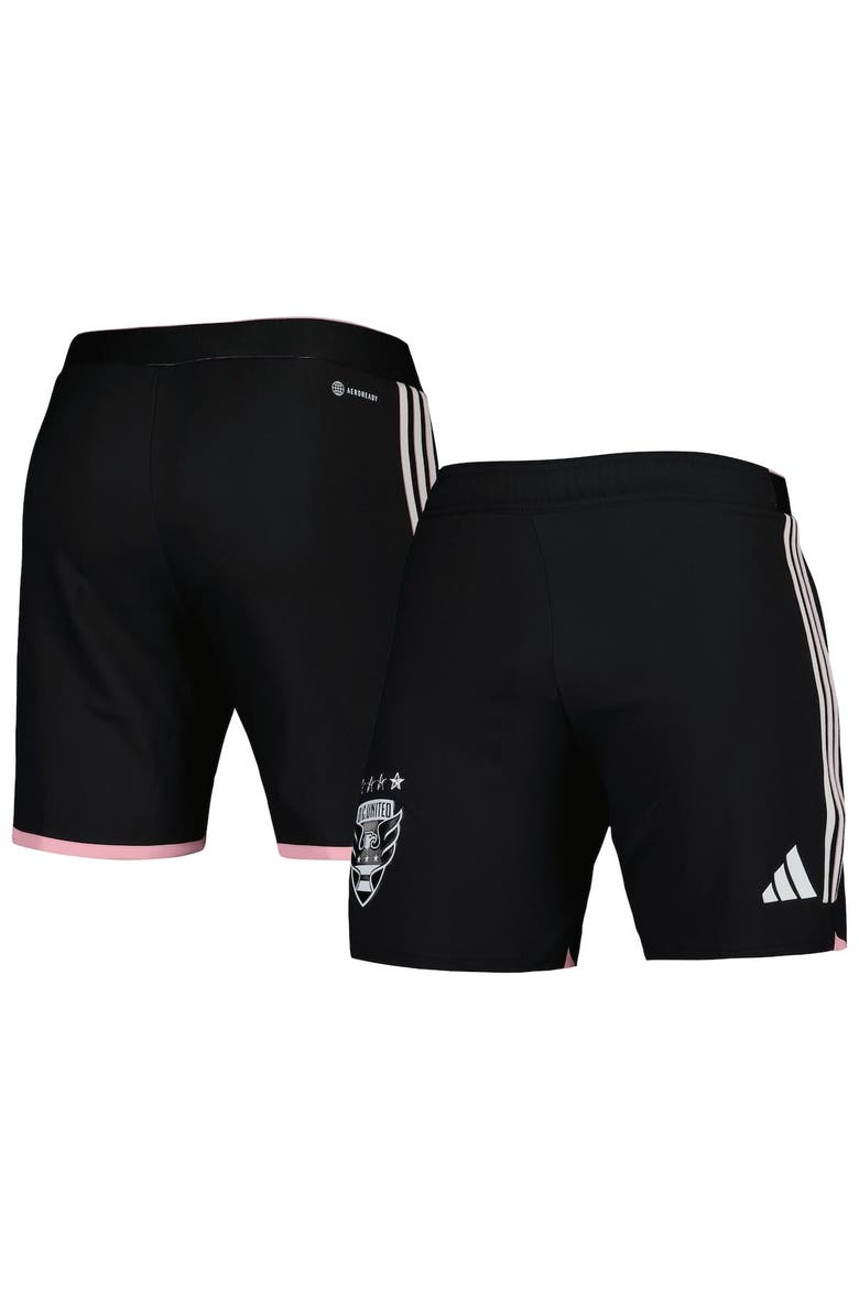 Men's adidas Black D.C. United 2023 Away AEROREADY Authentic Shorts, Main, color, Black