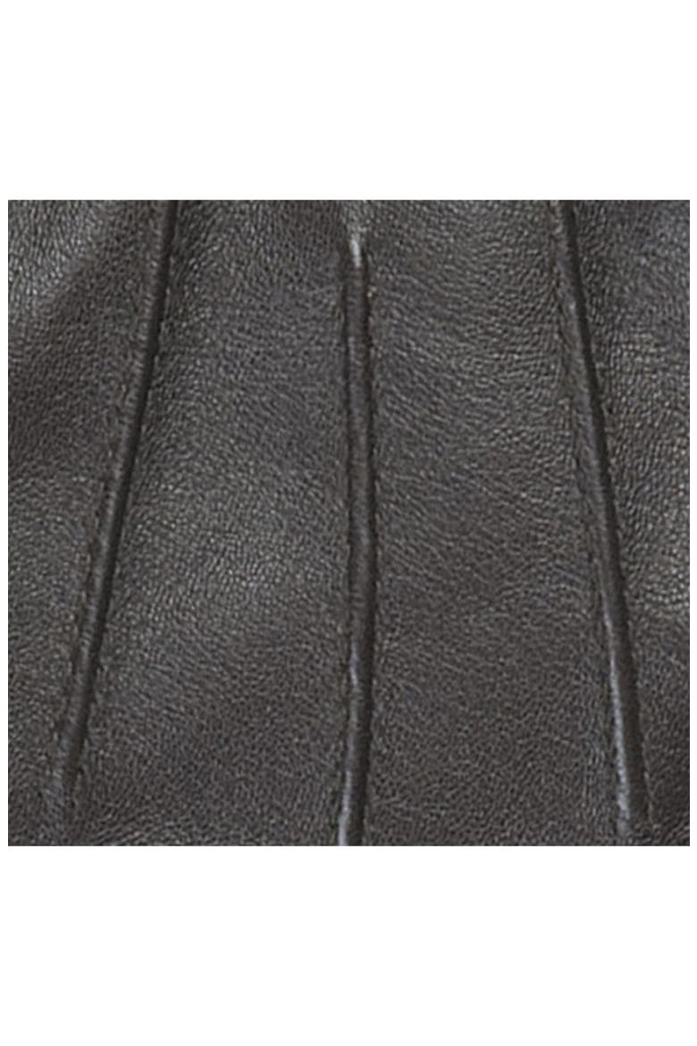 Burnished Leather Gloves, Alternate, color, DK BROWN