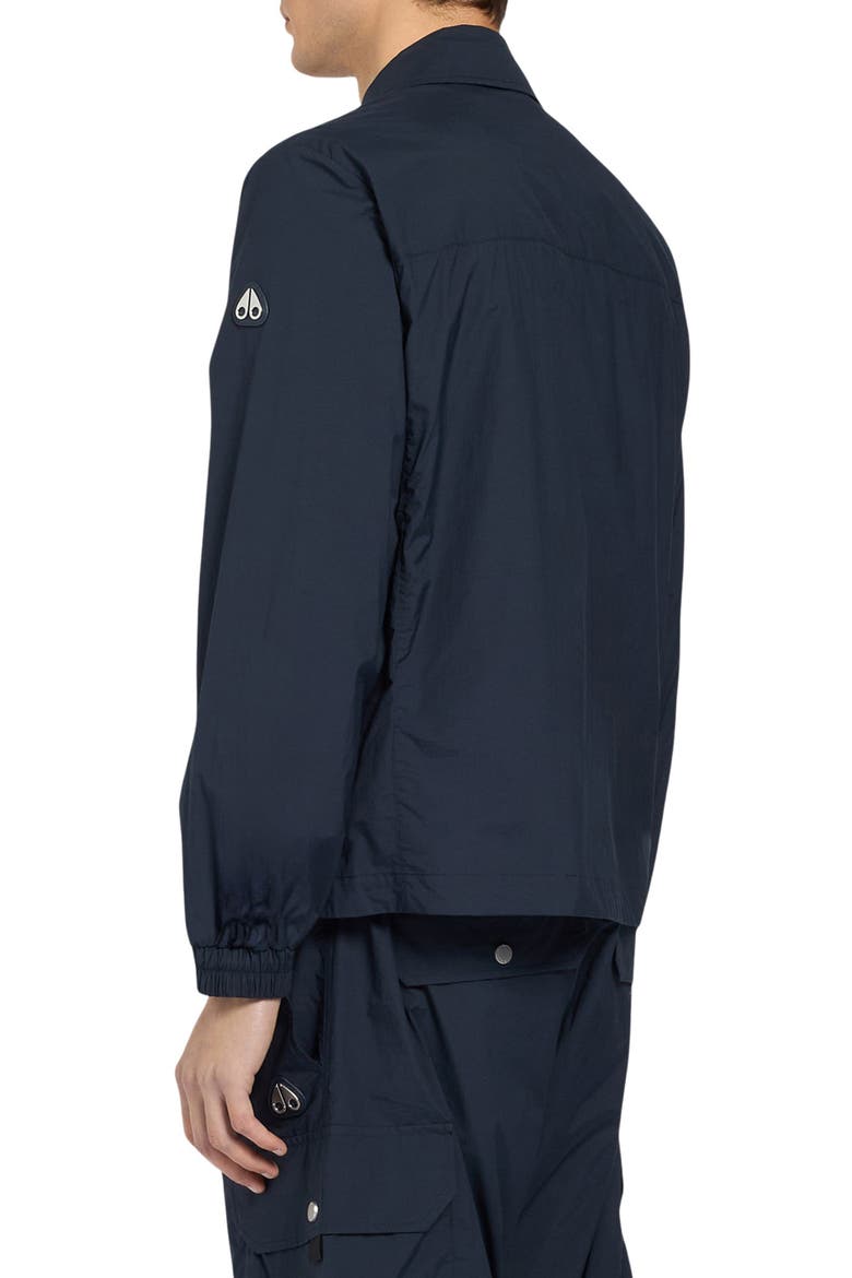 Waverly Water Repellent Stretch Shirt Jacket, Alternate, color, BLACK