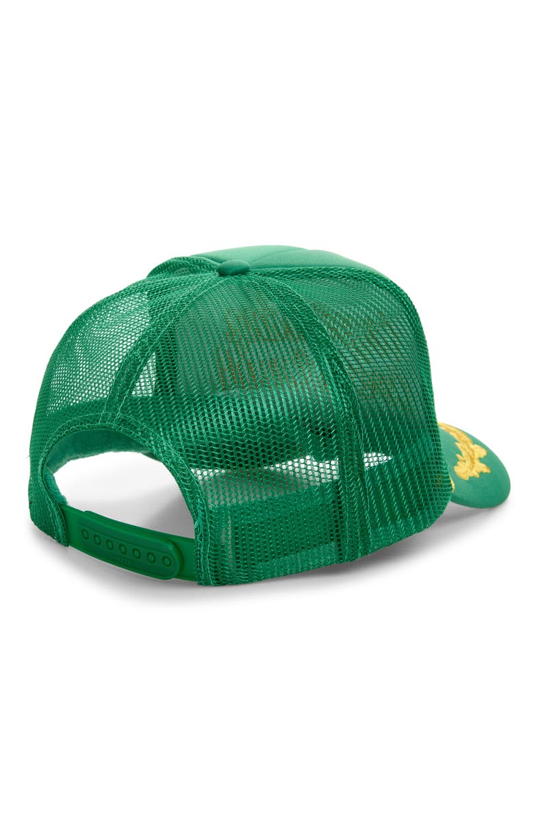 Local Beach Captain Cocktail Trucker Hat, Alternate, color, Captain Kelly/ Gold