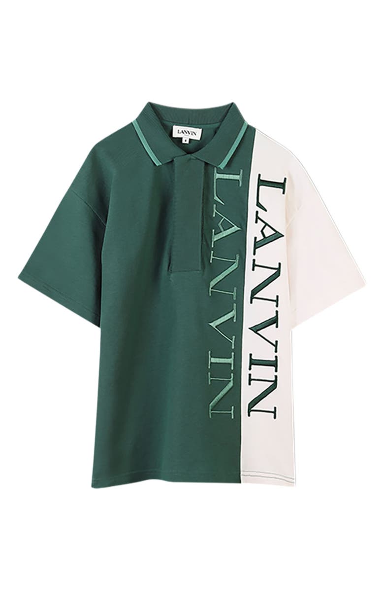 Lanvin KIDS SHORT-SLEEVED POLO SHIRT, Alternate, color, 