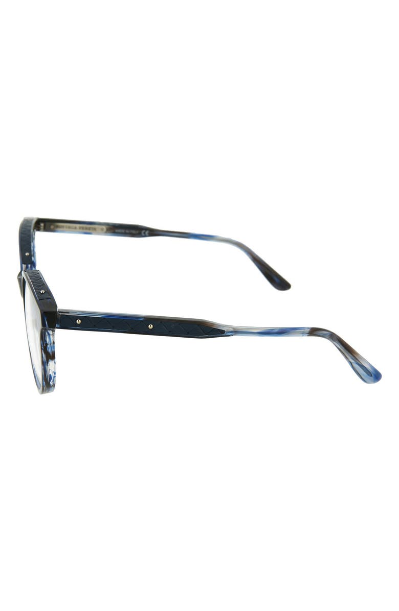 Bottega Veneta 54mm Round Optical Frames, Alternate, color,