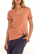 Threads 4 Thought Norma Textured Slubbed Cotton Blend T-Shirt