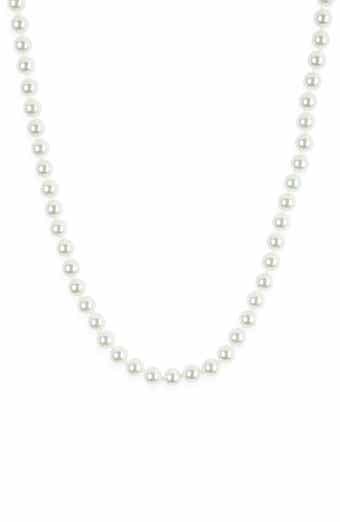Kenneth Jay Lane Faux Pearl Long Necklace
