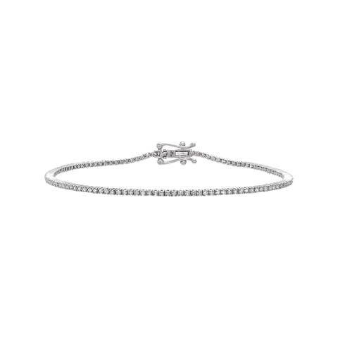 1CT Diamond Four Prongs Tennis Bracelet 14K
