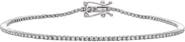 BY ADINA EDEN 1CT Diamond Four Prongs Tennis Bracelet 14K