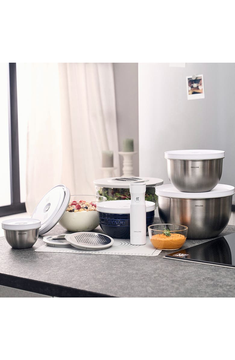 ZWILLING 7-Piece Stainless Steel Fresh & Save Set, Alternate, color, Silver