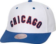 Mitchell & Ness Men's Mitchell & Ness White Chicago Cubs Cooperstown Collection Pro Crown Snapback Hat